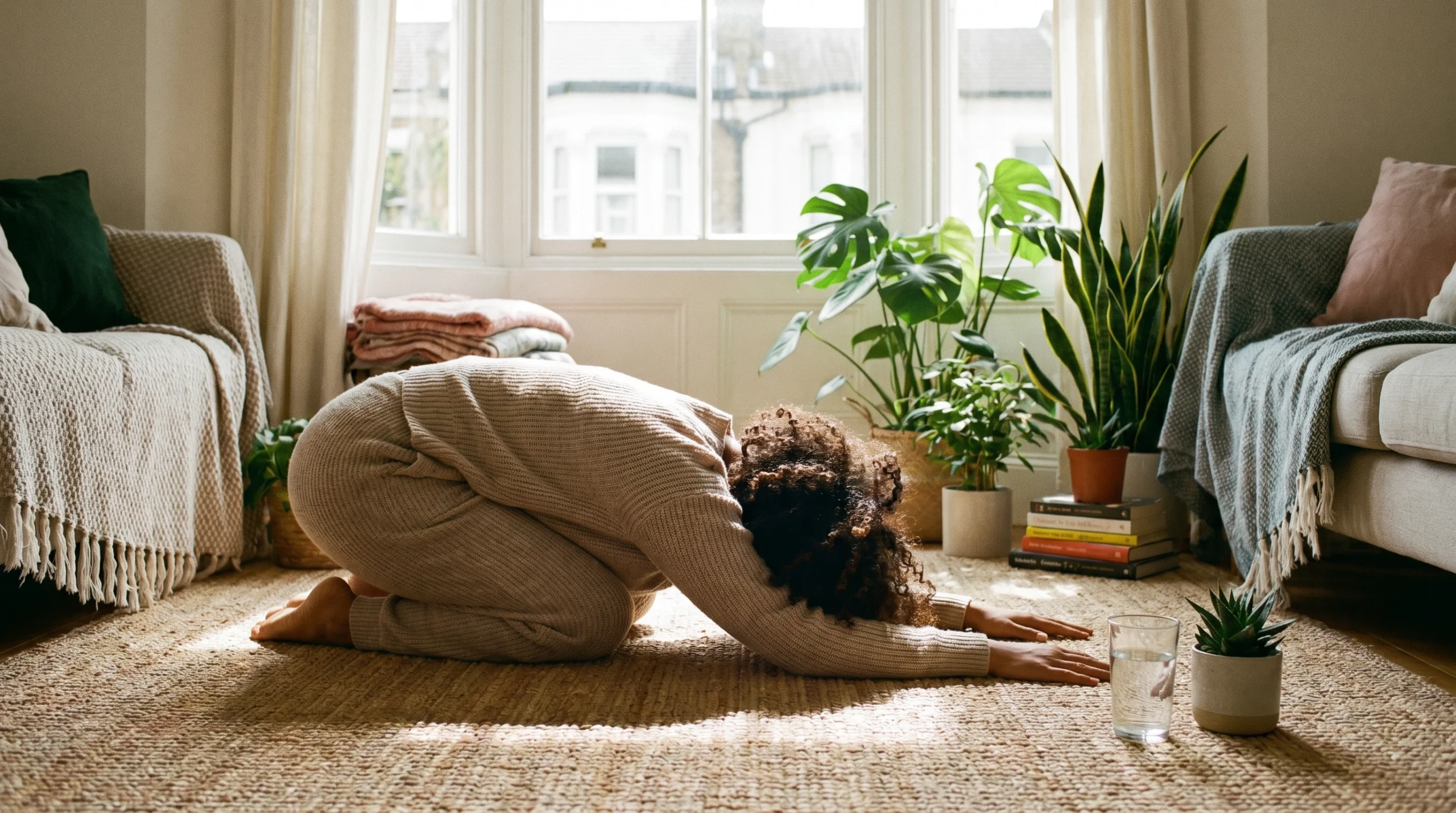 Beginner yoga poses for back pain relief at home