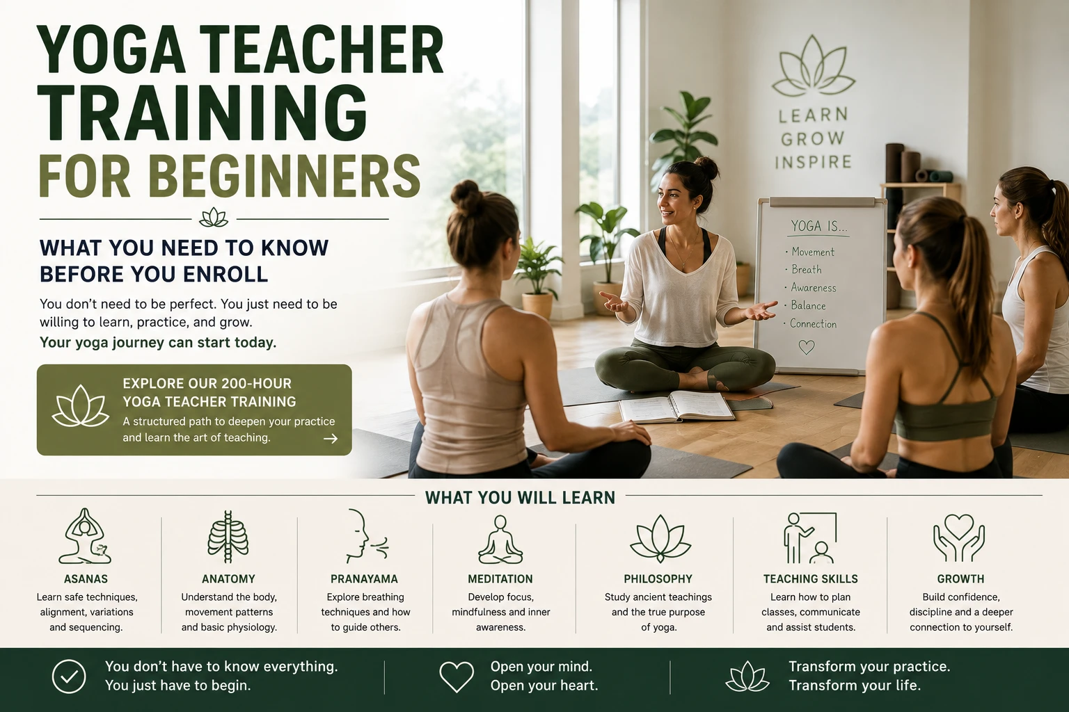 yoga teacher training for beginners